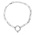 Collar de Cadena Acero color Plateado para CHARM - cotigo