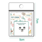 CHARM de Bola 6mm Acero Plateado con Agujero 3mm para Cadena de Serpiente - cotigo