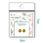 Bola plano 6mm Acero Dorado con Goma para Fijar CHARM en Cadena de Serpiente - cotigo