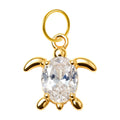 CHARM de Cobre Chapado Oro 14K con Circonita - cotigo