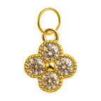 CHARM de Cobre Chapado Oro 14K con Circonita - cotigo