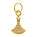 CHARM de Cobre Chapado Oro 14K con Circonita - cotigo