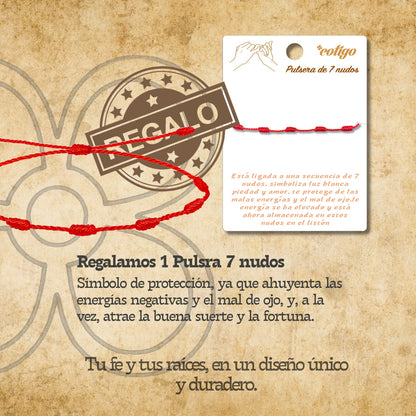 Colgante Flor de Barcelona con cordon y Acero