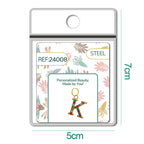 CHARM de Letra K Acero color Dorado con Circonita - cotigo
