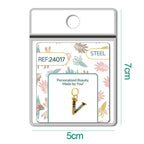CHARM de Letra V Acero color Dorado con Circonita - cotigo