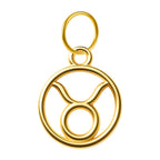 CHARM de Zodíaco Touro Acero color Dorado - cotigo