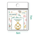 CHARM de Zodíaco Touro Acero color Dorado - cotigo