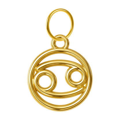 CHARM de Zodíaco Câncer Acero color Dorado