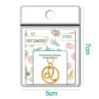 CHARM de Zodíaco Leão Acero color Dorado - cotigo