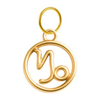 CHARM de Zodíaco Capricórnio Acero color Dorado - cotigo