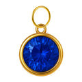 CHARM Acero Dorado con piedra Nacimiento de SEPTIEMPRE - cotigo