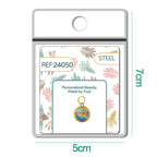 CHARM Acero Dorado con piedra Nacimiento de OCTUBRE - cotigo