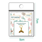 CHARM Acero Dorado Chapado Oro 14 K - cotigo