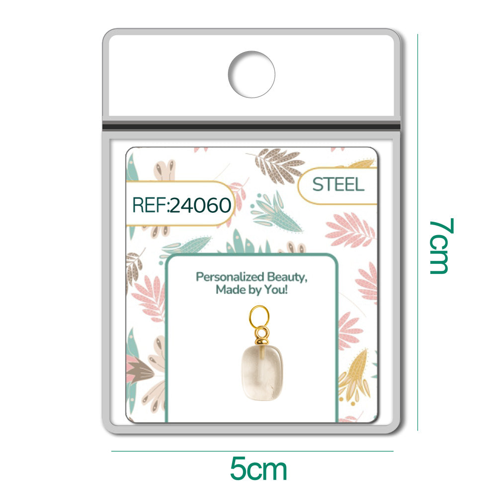 CHARM Acero Dorado Chapado Oro 14 K