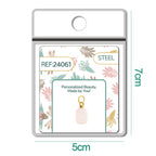 CHARM Acero Dorado Chapado Oro 14 K - cotigo