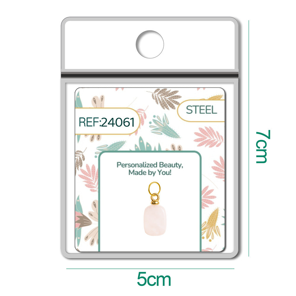 CHARM Acero Dorado Chapado Oro 14 K