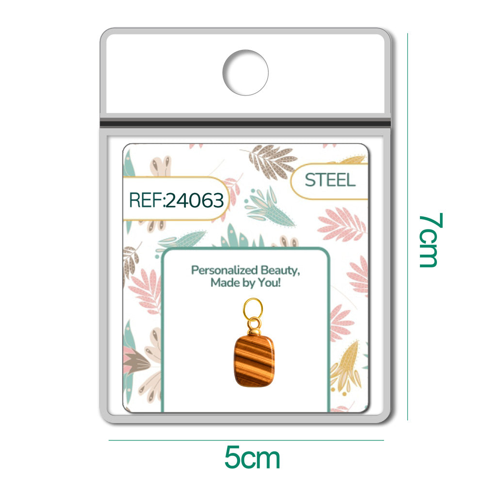 CHARM Acero Dorado Chapado Oro 14 K