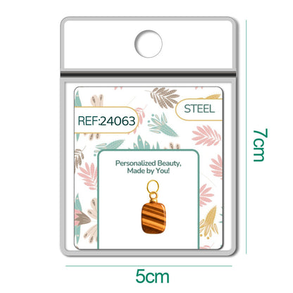 CHARM Acero Dorado Chapado Oro 14 K