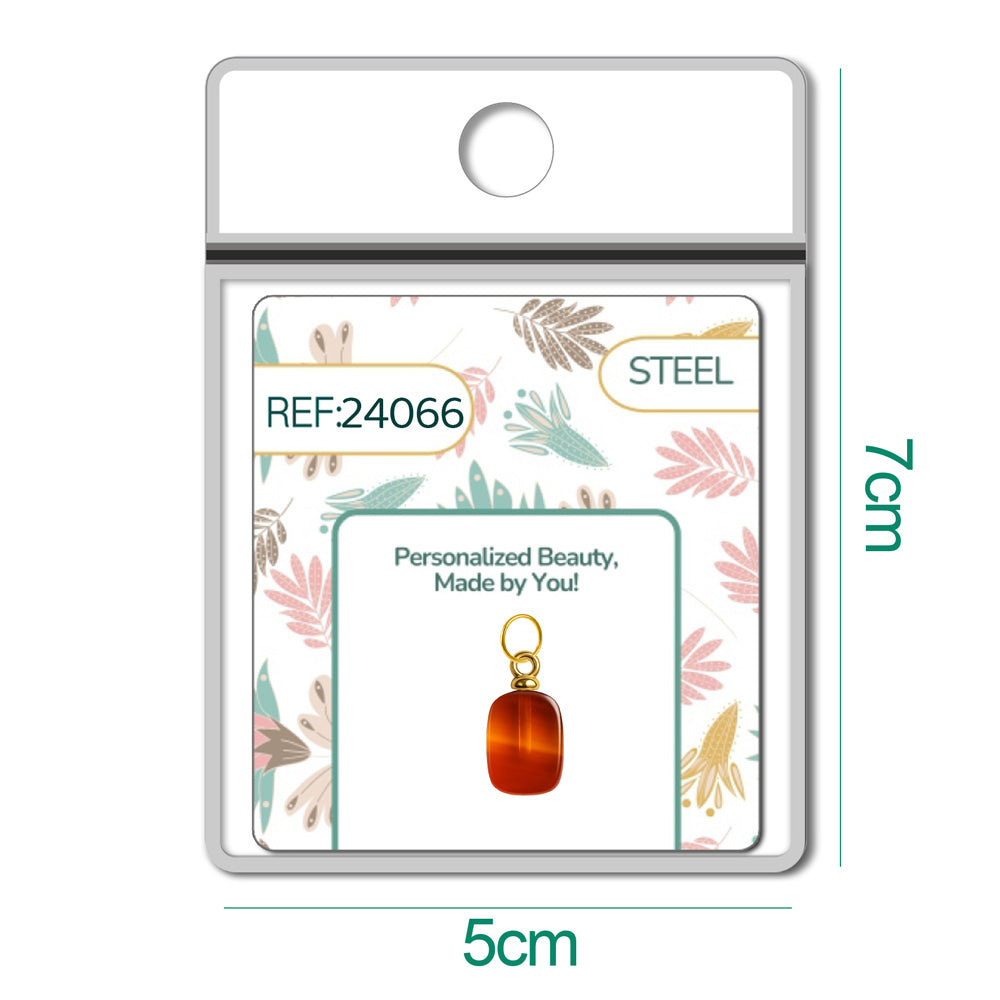 CHARM Acero Dorado Chapado Oro 14 K