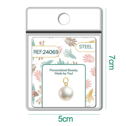 CHARM Acero Dorado Chapado Oro 14 K