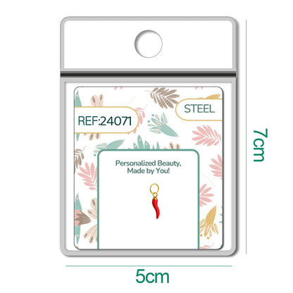 CHARM Acero Dorado Chapado Oro 14 K