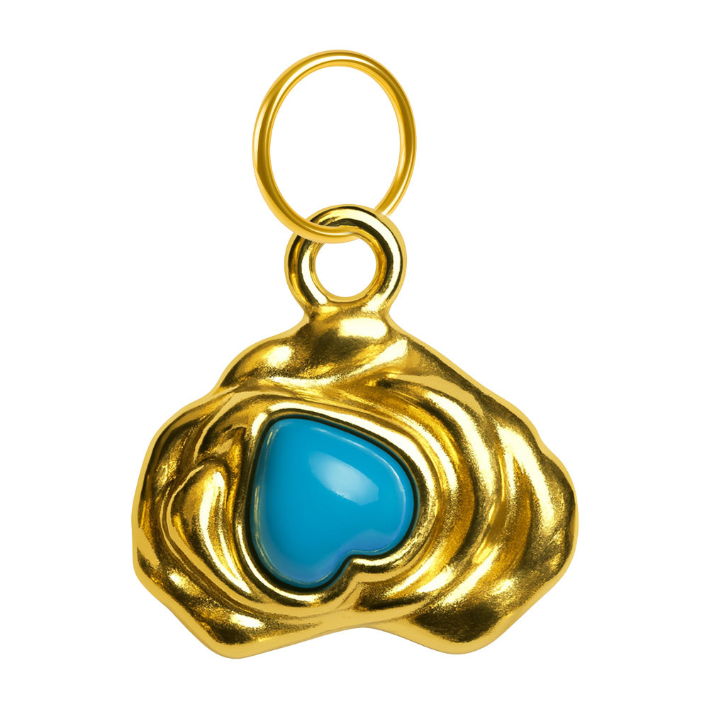 CHARM Acero Dorado Chapado Oro 14 K