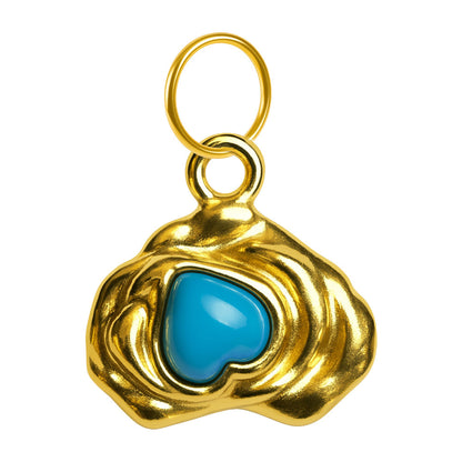 CHARM Acero Dorado Chapado Oro 14 K