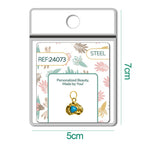 CHARM Acero Dorado Chapado Oro 14 K - cotigo