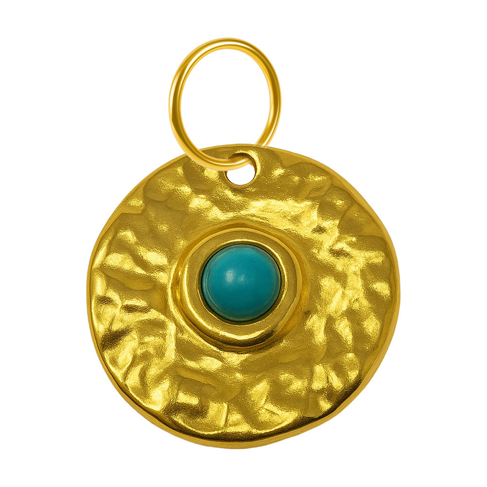 CHARM Acero Dorado Chapado Oro 14 K - cotigo