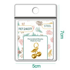 CHARM Acero Dorado Chapado Oro 14 K - cotigo