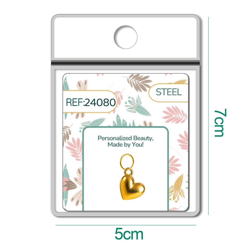 CHARM Acero Dorado Chapado Oro 14 K