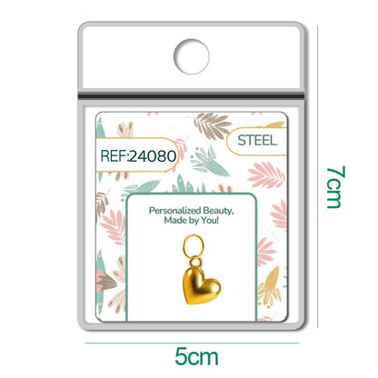 CHARM Acero Dorado Chapado Oro 14 K