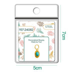 CHARM Acero Dorado Chapado Oro 14 K - cotigo