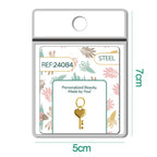 CHARM Acero Dorado Chapado Oro 14 K - cotigo