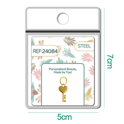 CHARM Acero Dorado Chapado Oro 14 K