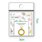 CHARM Acero Dorado Chapado Oro 14 K - cotigo