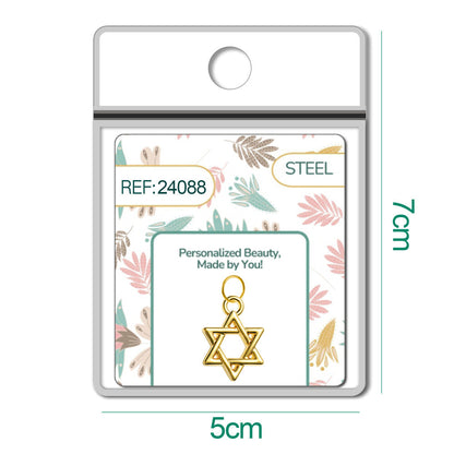 CHARM Acero Dorado Chapado Oro 14 K