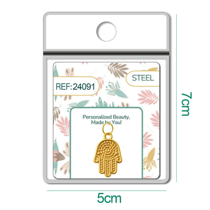 CHARM Acero Dorado Chapado Oro 14 K