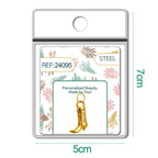 CHARM Acero Dorado Chapado Oro 14 K - cotigo