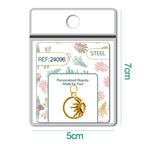 CHARM Acero Dorado Chapado Oro 14 K - cotigo