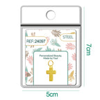 CHARM Acero Dorado Chapado Oro 14 K - cotigo