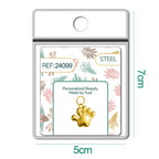 CHARM Acero Dorado Chapado Oro 14 K - cotigo