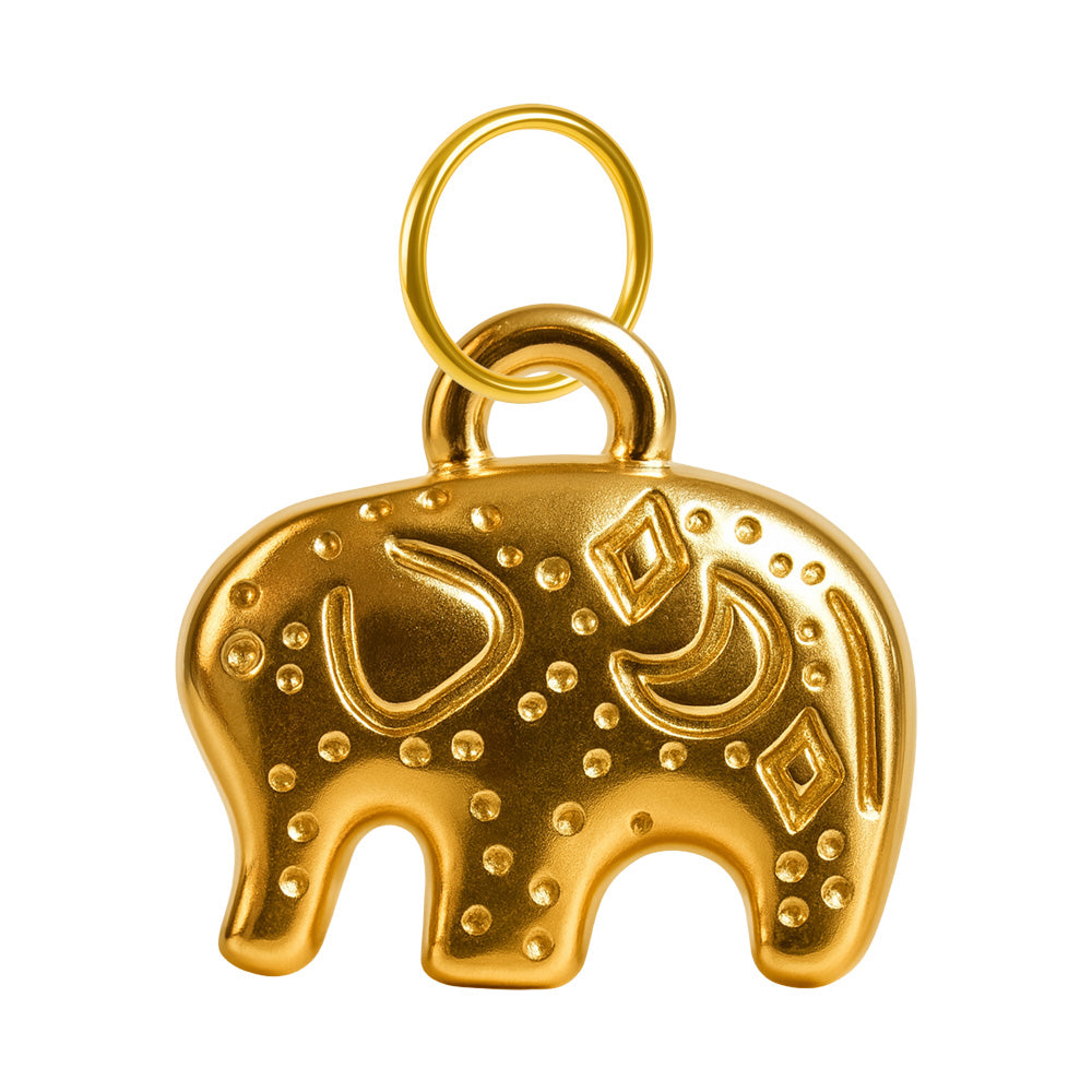 CHARM Acero Dorado Chapado Oro 14 K - cotigo