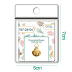 CHARM Acero Dorado Chapado Oro 14 K - cotigo