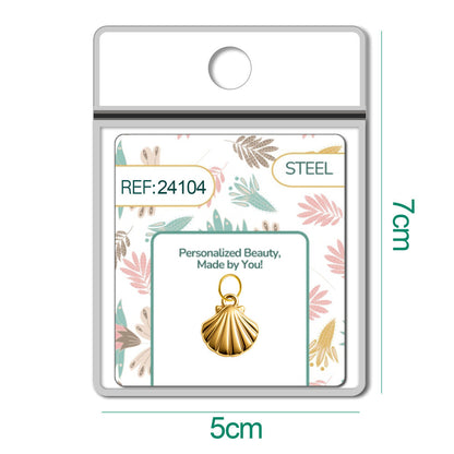 CHARM Acero Dorado Chapado Oro 14 K