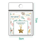 CHARM Acero Dorado Chapado Oro 14 K - cotigo