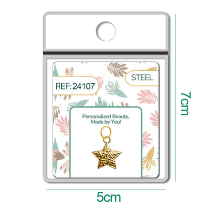 CHARM Acero Dorado Chapado Oro 14 K