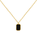 Collar Rectangular Negro