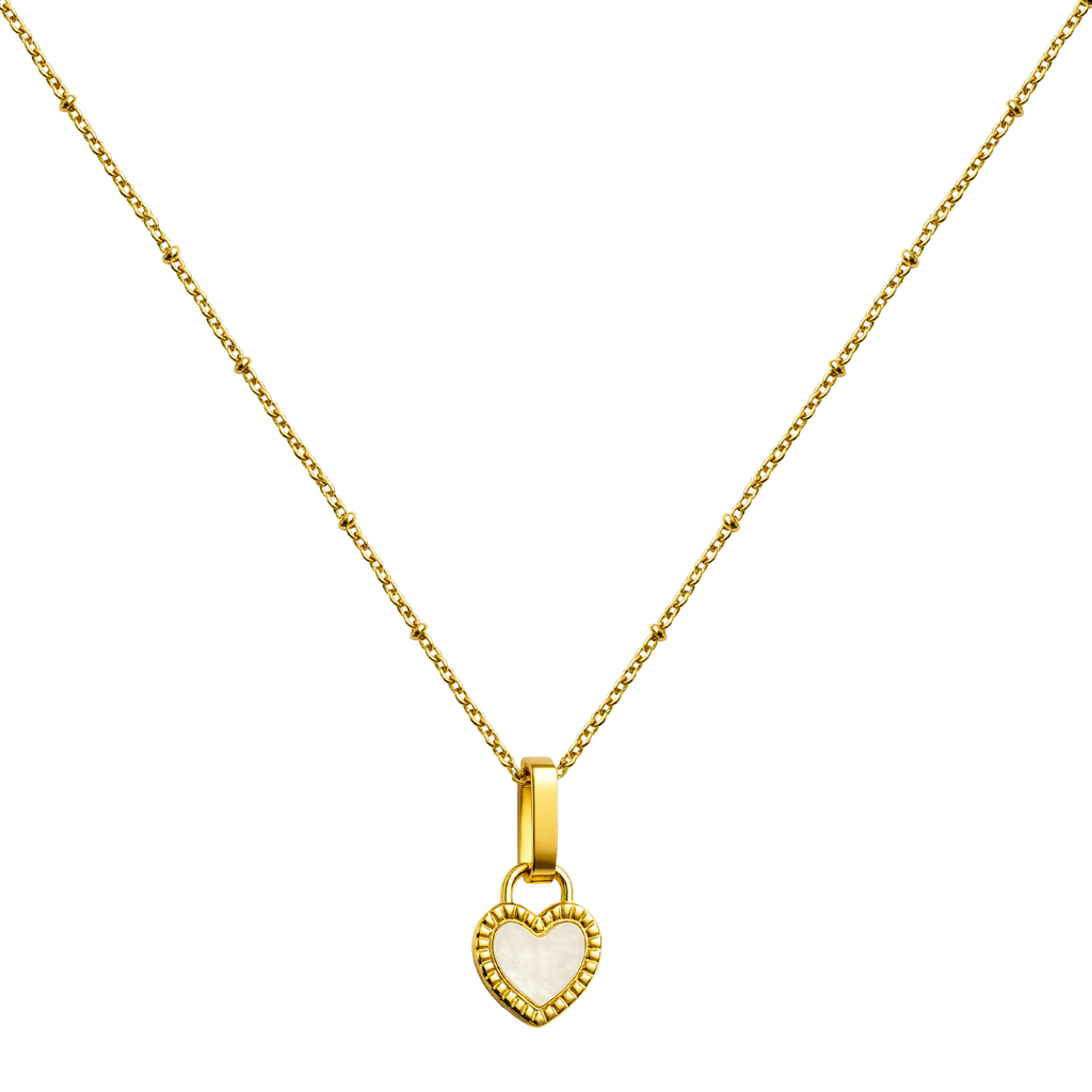 Collar Corazón con Circonita