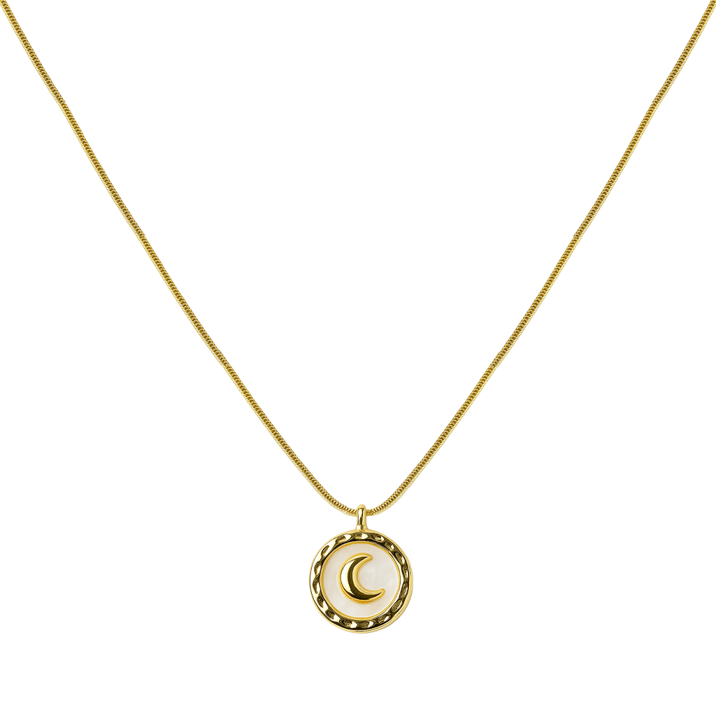 Collar Luna con Circonitas